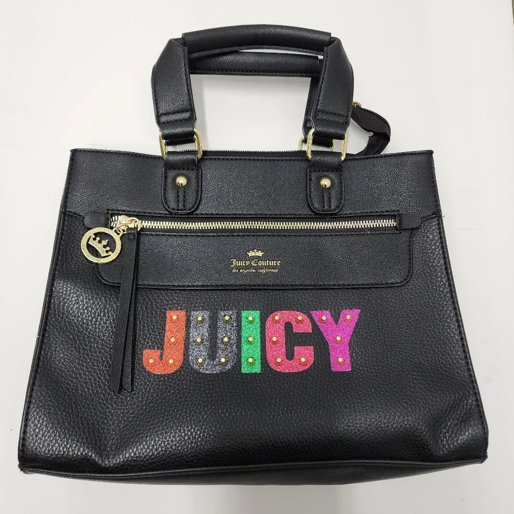 Juicy Couture Black Rock Candy Satchel